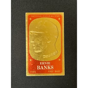 1965 Topps Embossed Ernie Banks