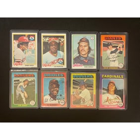(10) Vintage Baseball Cards With Stars/hof
