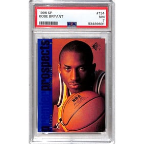 (2) Kobe Bryant Rookie Card 1 Graded