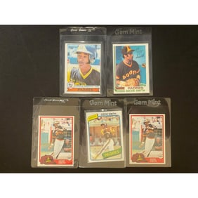 (5) Vintage Ozzie Smith Cards With Rc