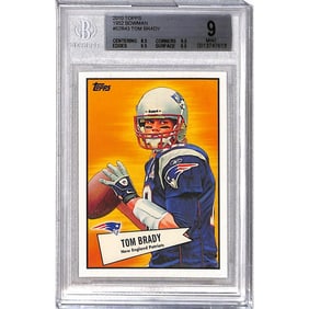 (2) Vintage Tom Brady Cards With Sgc /bgs Graded