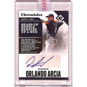 (2) Orlando Arcia Auto Cards