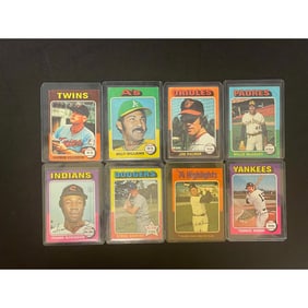 (10) 1975 Topps Baseball Stars/hof