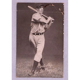 (2) Vintage Ny Yankees Stars Dimaggio/crossetti