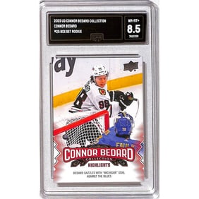 2023 Ud Connor Bedard Rookie Gma 8.5