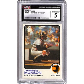 1973 Topps Thurman Munson Cgc 5