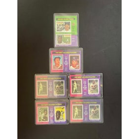 (6) 1975 Topps Baseball Mvp 5 Mantles