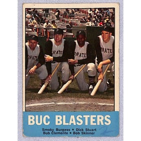 1963 Topps Buc Blasters Roberto Clemente