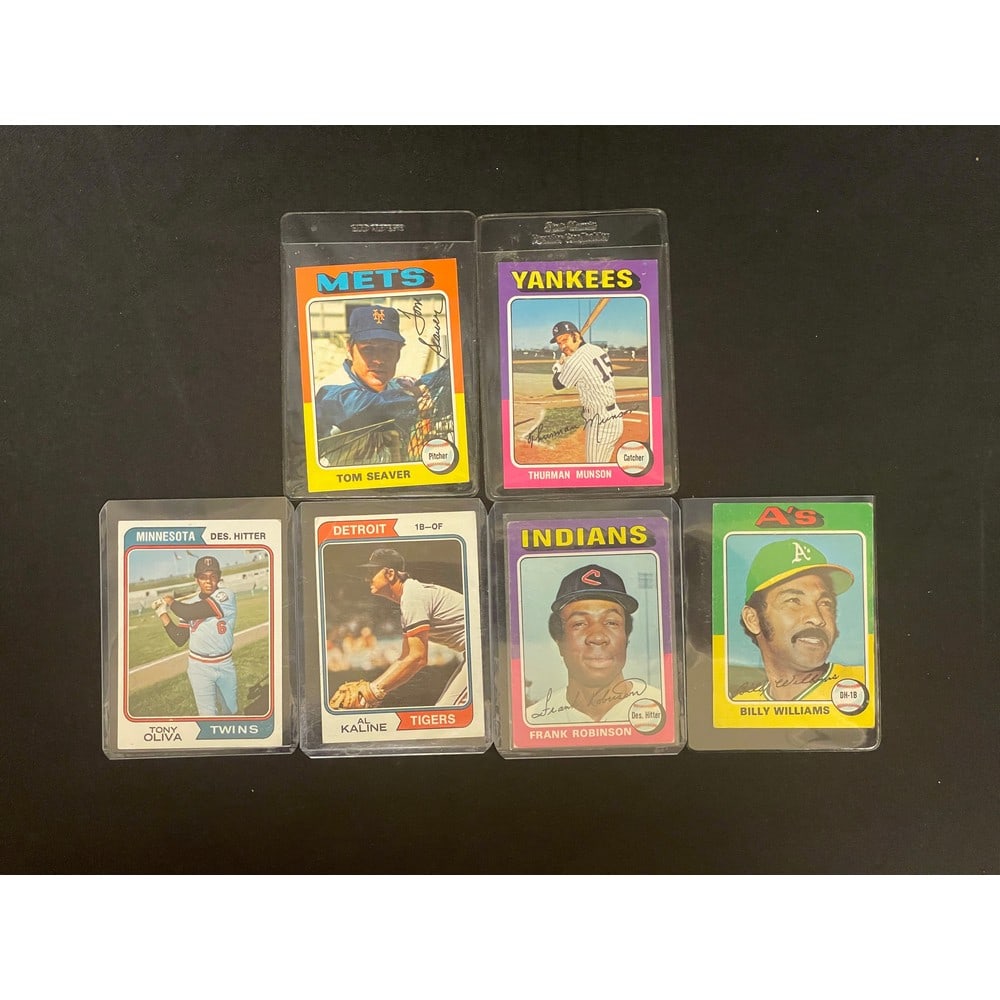 (8) 1970's Topps Baseball Stars/hof (1 of 4)