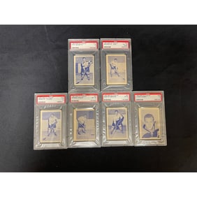 (6) 1952 Bas Du Fleuve Hockey Cards Psa Graded