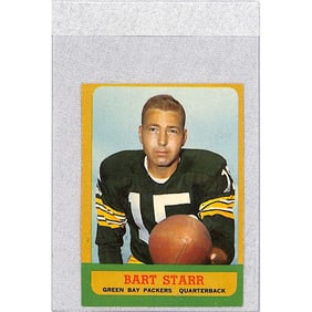 1963 Topps Bart Starr Nice Shape