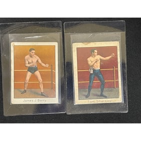 (2) 1910 Mecca Boxing Cards