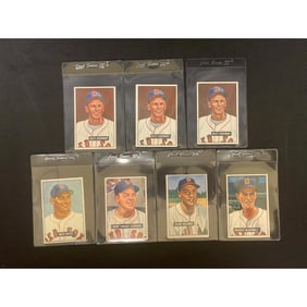 (7) 1952 Bowman Baseball Red Sox Cards
