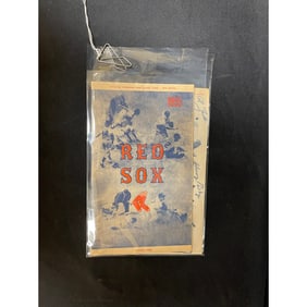 (2) 1950's Boston Red Sox Programs