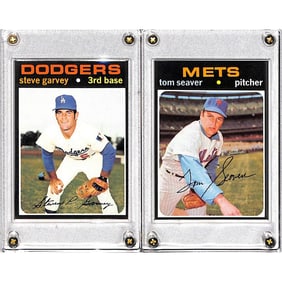 (2) 1971 Topps Baseball Rookie Cards
