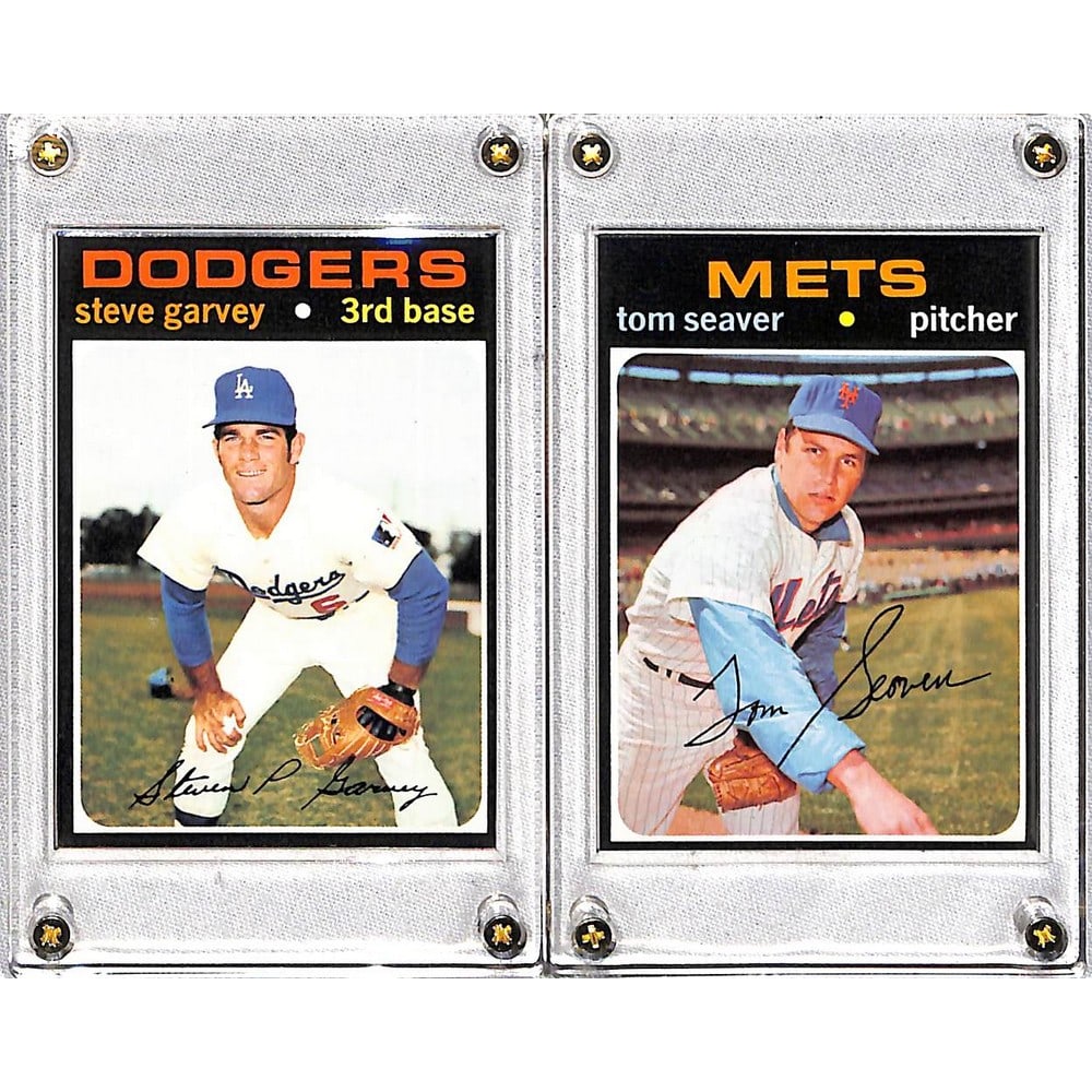 (2) 1971 Topps Baseball Rookie Cards (1 of 2)