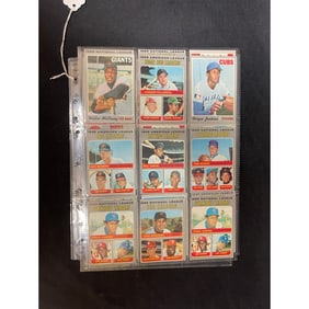 (21) 1970 Topps Baseball Stars/hof