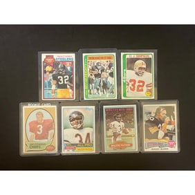 (7) Vintage Football Stars/rc