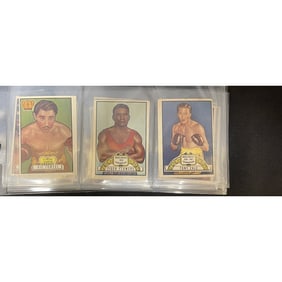 (12) 1951 Topps Ringside Boxing Cards Nice Shape