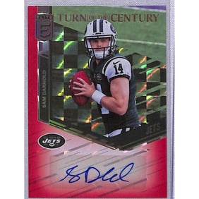 2018 Donruss Sam Darnold Rc Auto 45/49
