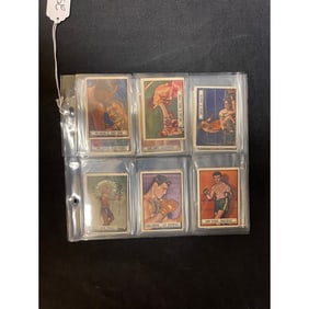 (15) 1951 Topps Ringside Boxing Cards Vg