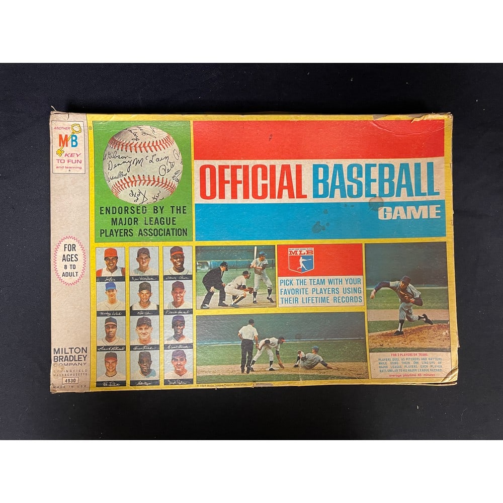 1969 Milton Bradley Baseball Game With Cards: 1969 Milton Bradley Baseball Game With Cards
