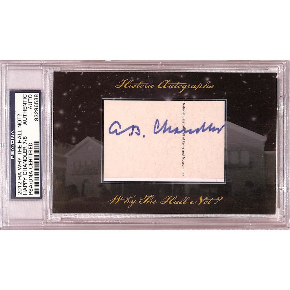 2012 Autographs Happy Chandler #7/8 Psa Dna (1 of 2)