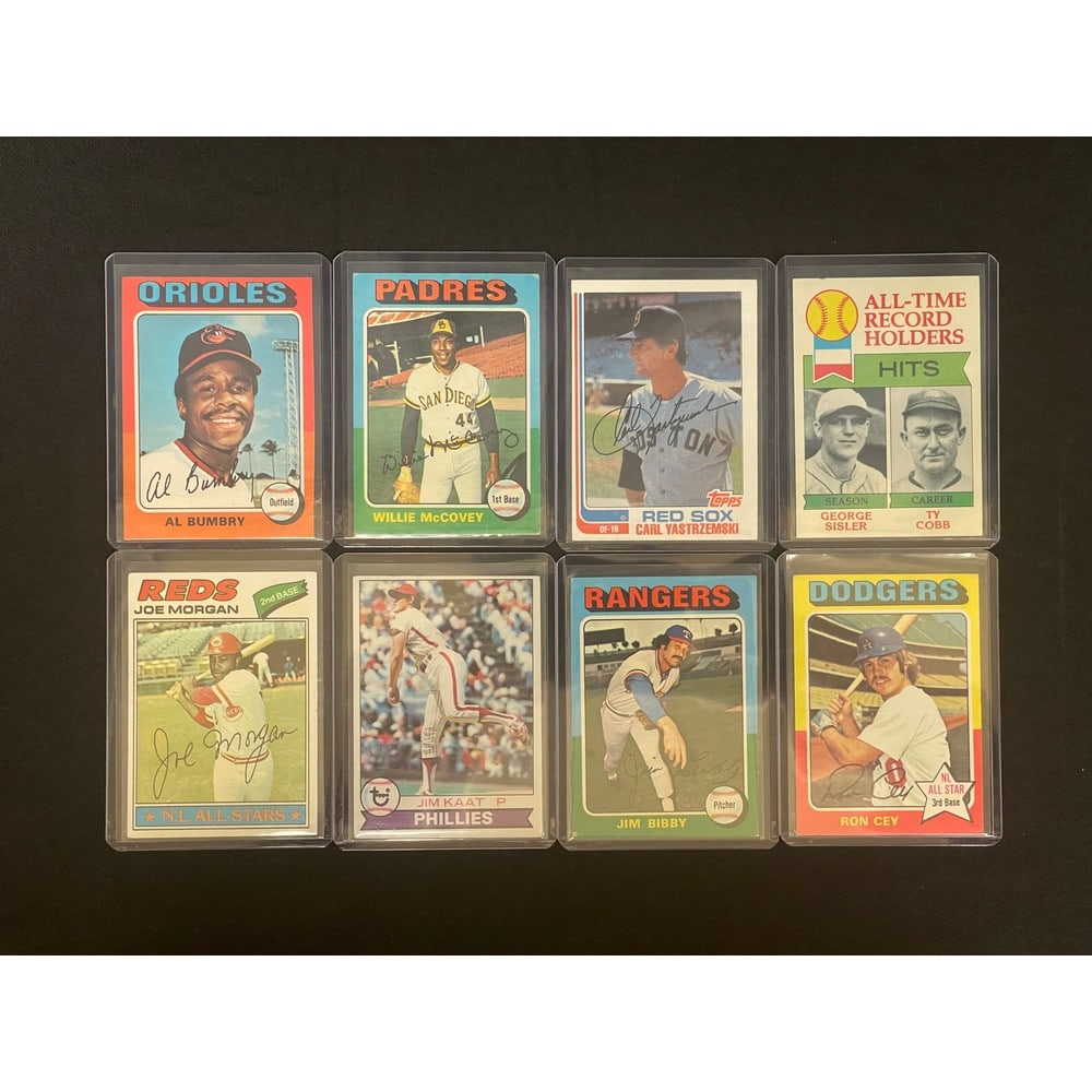 (9) Vintage Baseball Cards Stars/hof (1 of 4)