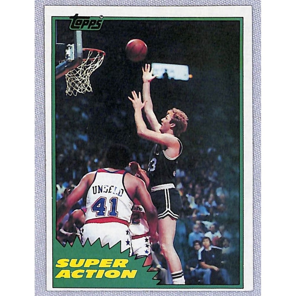 1981-82 Topps Super Action Larry Bird (1 of 2)