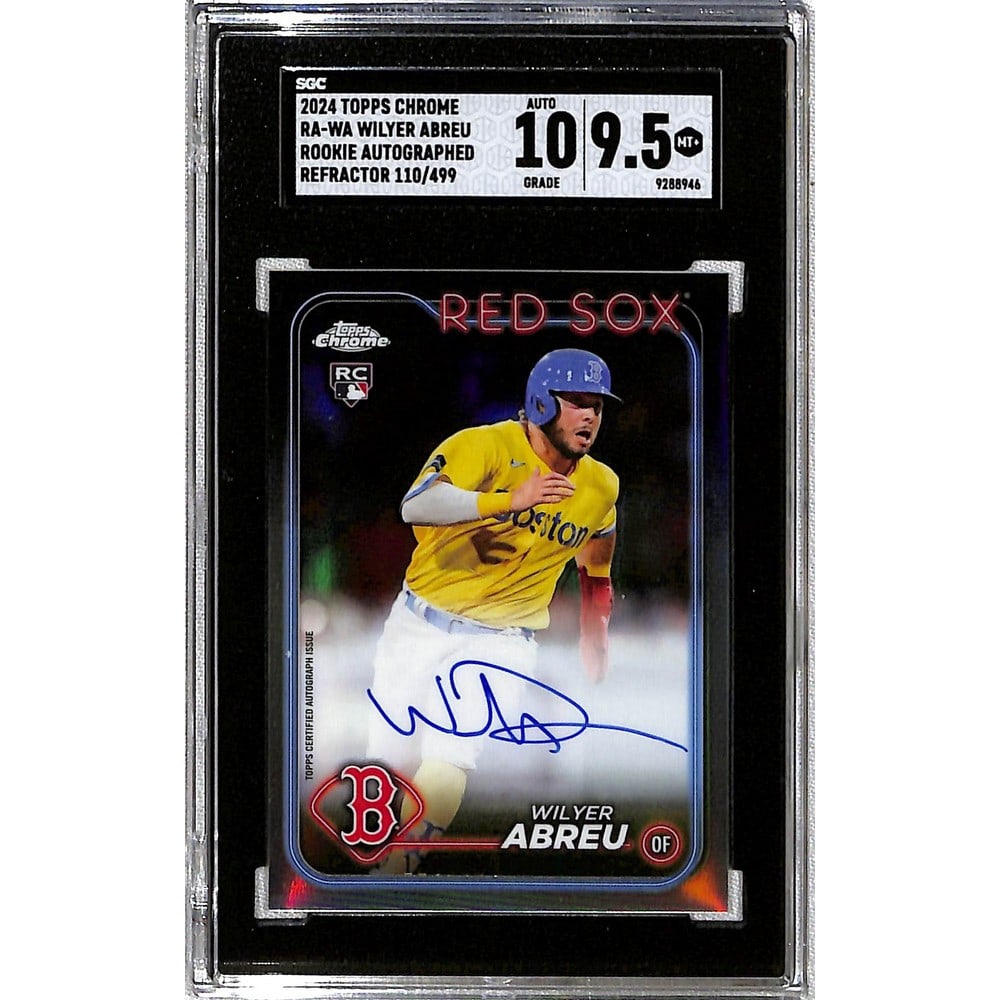 2024 Chrome Wilyer Abreu Rc Auto Refract Sgc 10 (1 of 2)