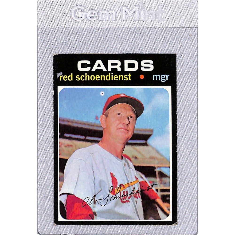 (4) 1971 Topps Baseball Hof Cards (1 of 8)