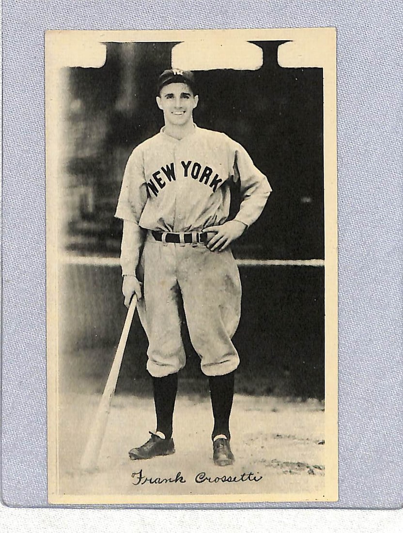 1930's Goudey Premium Frank Crossetti (1 of 2)