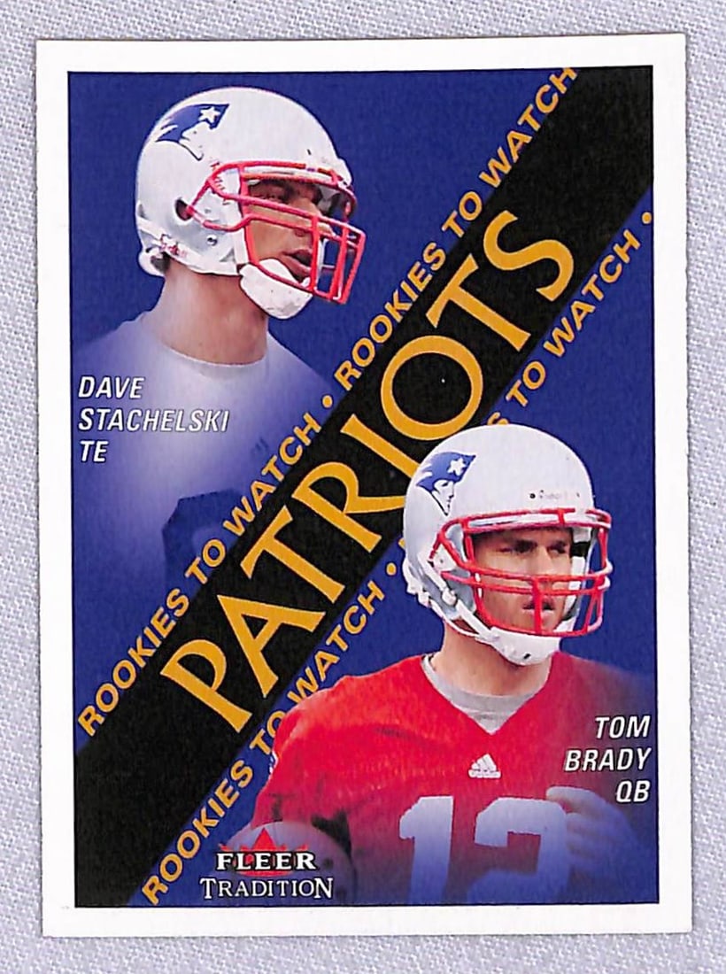 2000 Fleer Tom Brady Card Rc (1 of 2)