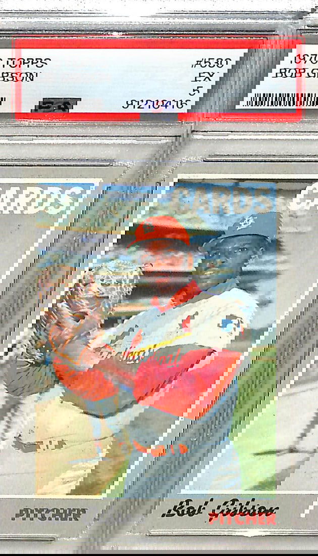 1970 Topps Bob Gibson Psa 5 (1 of 2)