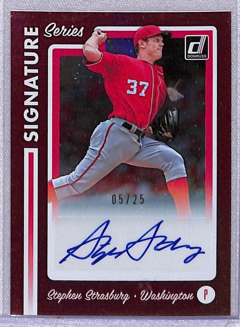 2017 Donruss Sig. Series Stephen Strasburg Auto: #5 Of 25