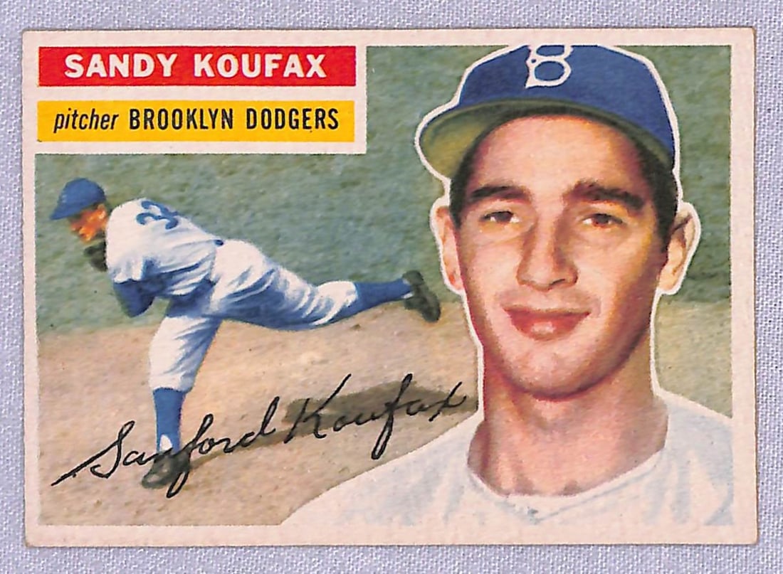 1956 Topps Sandy Koufax Card Hi Grade (1 of 2)
