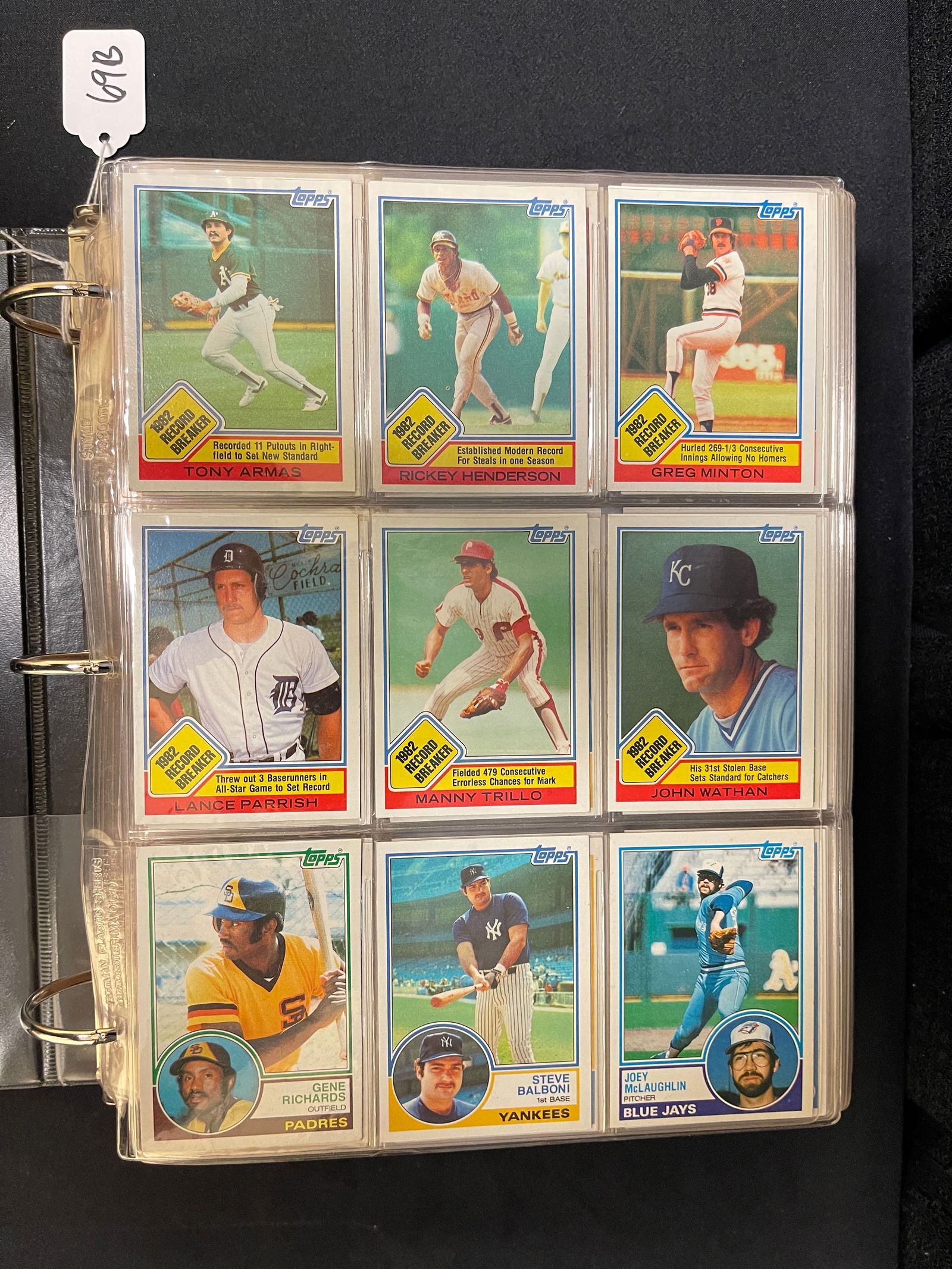1983 Topps Baseball Complete Set High Grade (1 of 6)