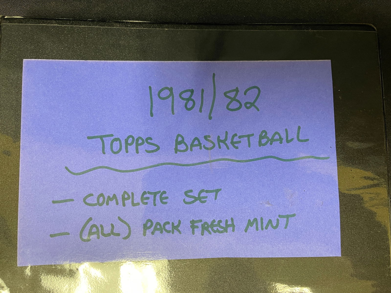 1981-82 Topps Basketball Complete Set Pack Fresh (1 of 7)