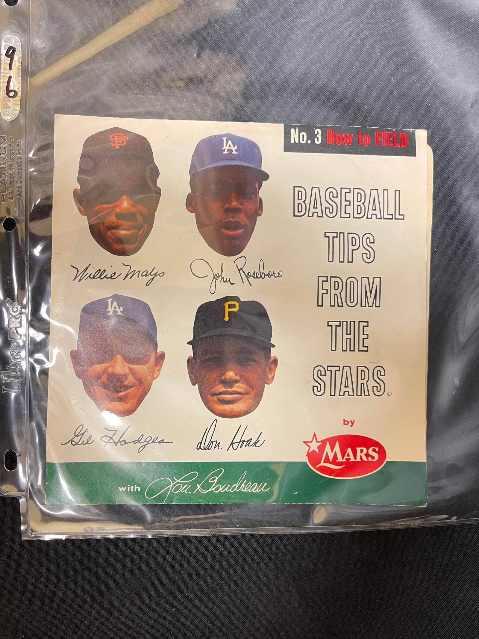 1952 Baseball Tips Record How To Field Willie Mays: 1952 Baseball Tips Record How To Field Willie Mays