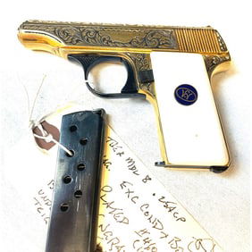 Walther Model 8 25 Acp Gold Plated