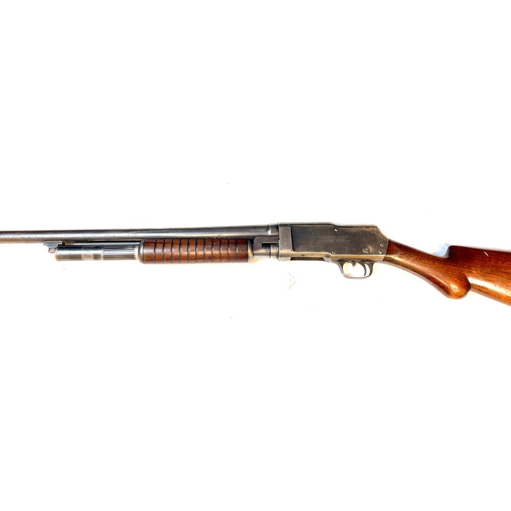 J. Stevens Model 520 12 Gauge Shotgun: Pump Action, Surface Rust And Pitting, Functions As It Should