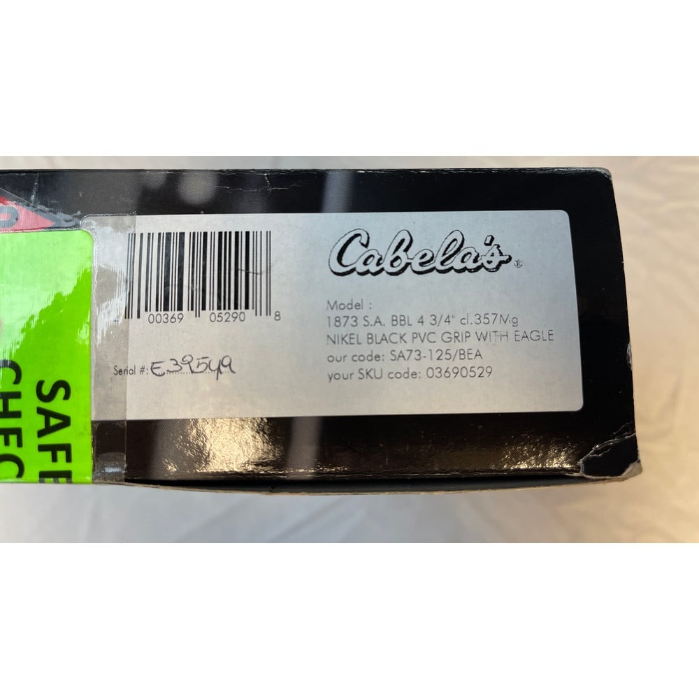 New In Box Flli Pietta 357 Magnum Revolver: Single Action Stainless Serial Number E39549