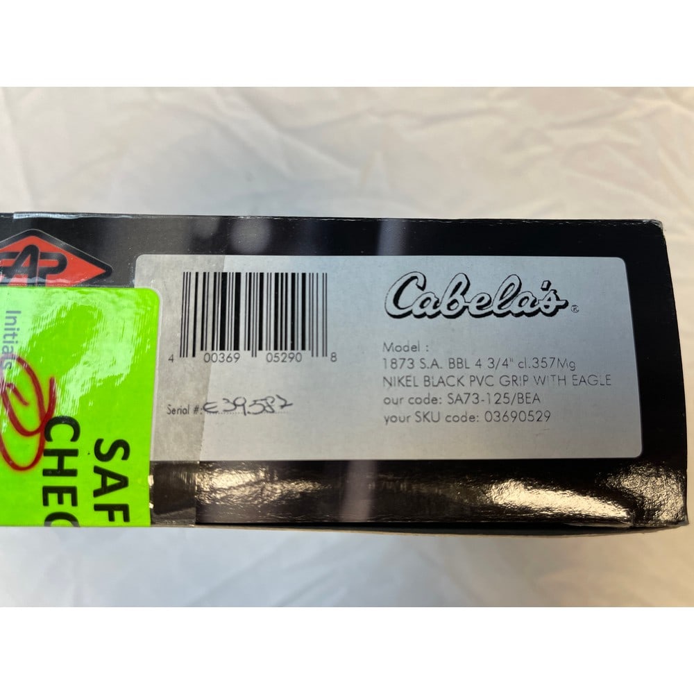 New In Box Flli Pietta 357 Magnum Revolver: Single Action Stainless Serial Number E39587
