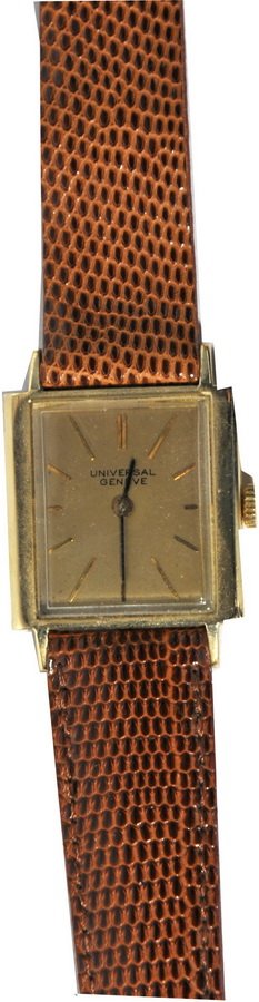 14Kt. Men's Hamilton Wrist Watch Universal Geneve: 14Kt. Men's Hamilton Wrist Watch Universal Geneve