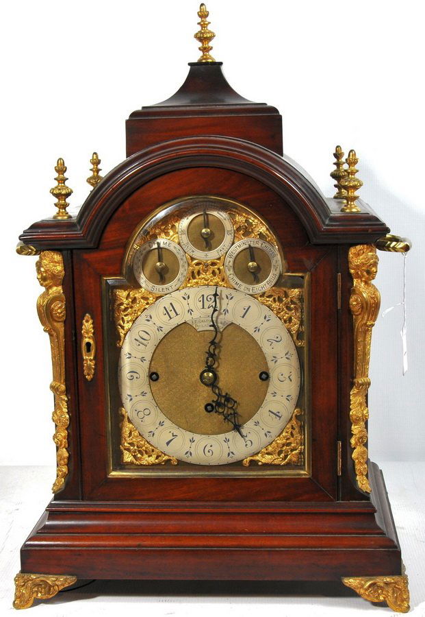 JE Caldwell Philadelphia Bracket Clock with Beautiful d