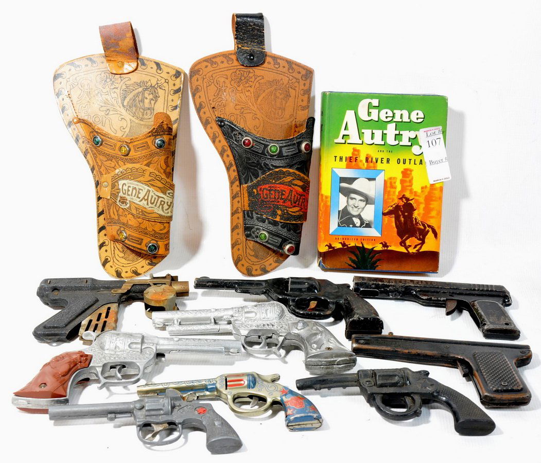 A vintage cap gun. Marked "Super Defense". Unknown date: A vintage cap gun. Marked "Super Defense". Unknown date of Manufacture. Measures approx 6 inches long by 4 1/4 inches tall. Still operates, but is a little sticky. Some oxidation, Wyandotte Toy Metal