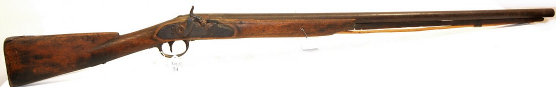 Model 1816 Springfield Musket. 69 ca(BS): Model 1816 Springfield Musket. 69 cal. Has been cut down into a fowler.