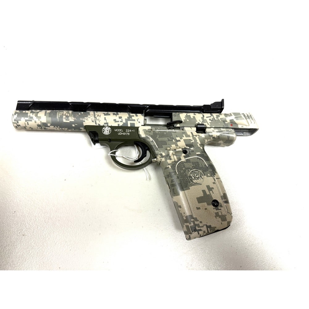Smith And Wesson Model 22a-1 Pistol 22 Caliber: Serial Number Udh917b With Magazine