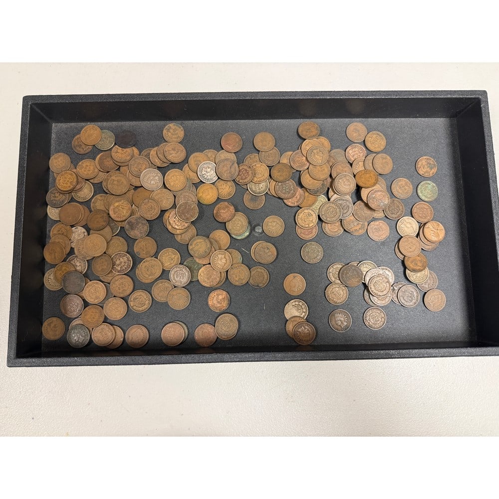 Over 230 Us Indian Head Cents (1 of 3)