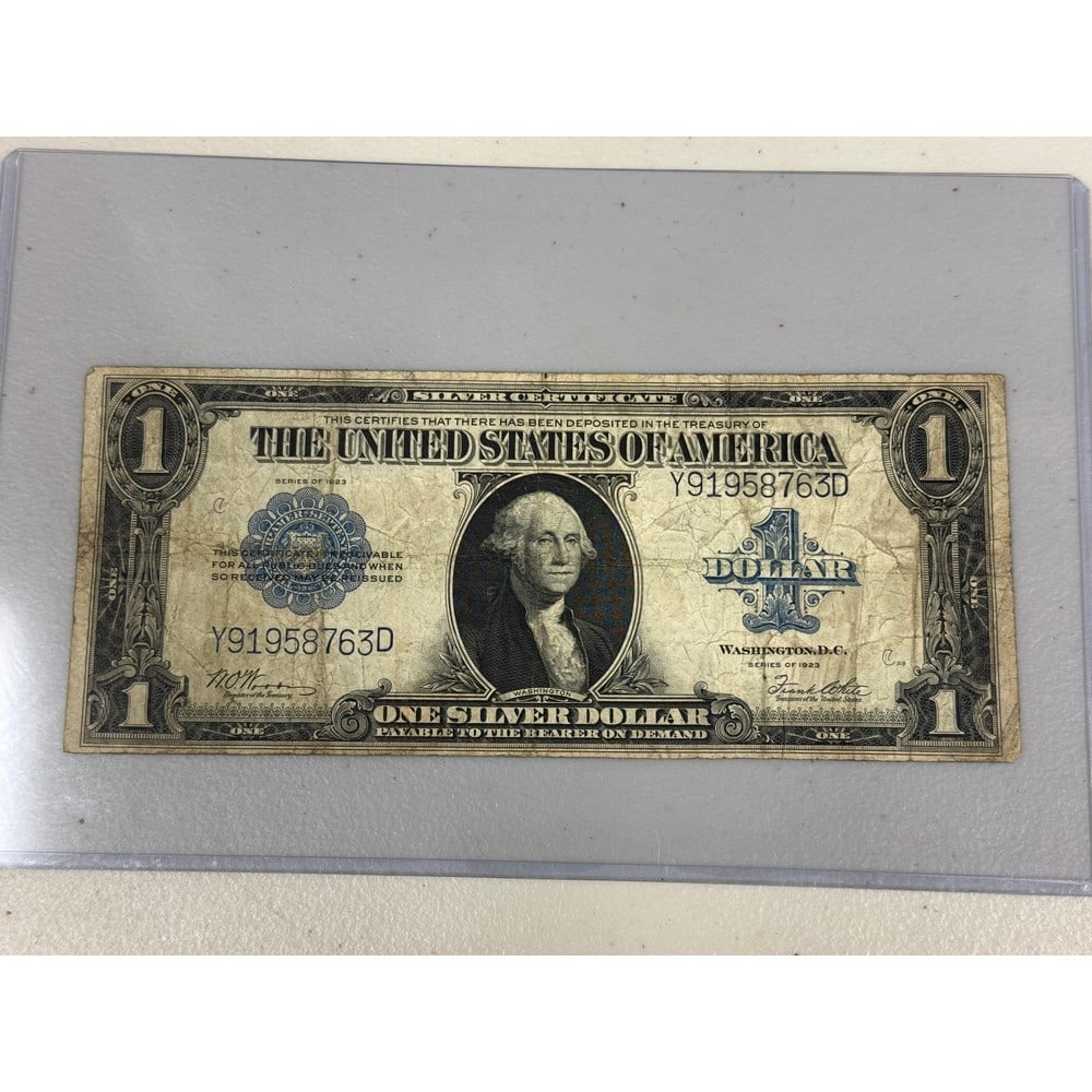 1923 Us Large Sized $1 Note: 1923 Us Large Sized $1 Note